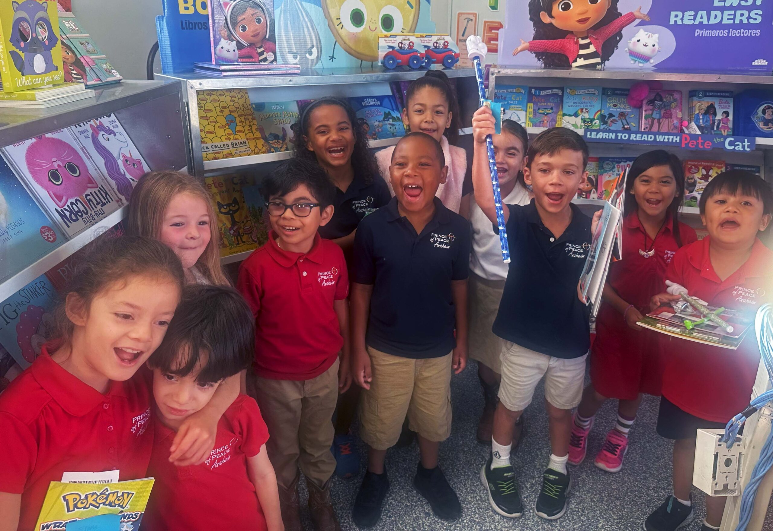 Kids at book fair